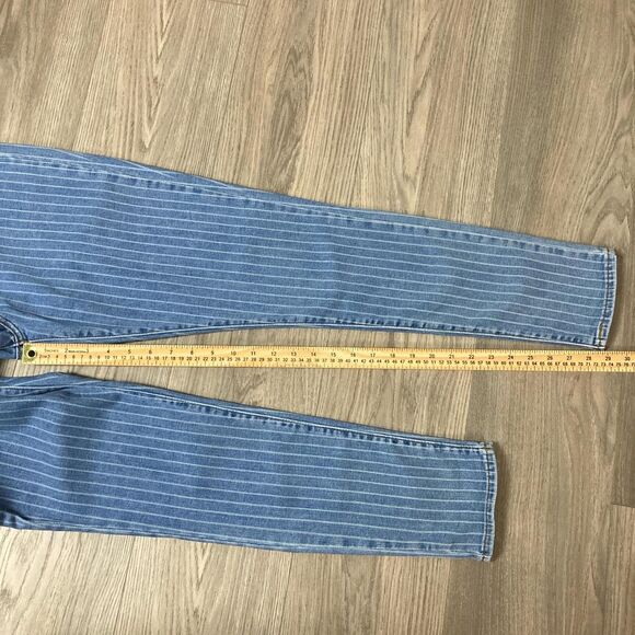Levi's 721 High Rise Skinny Jeans Striped Size 31 - Picture 5 of 7